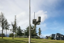  5m non guyed tilt over mast
